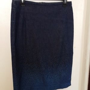 Tuffi Duek dark blue denim skirt